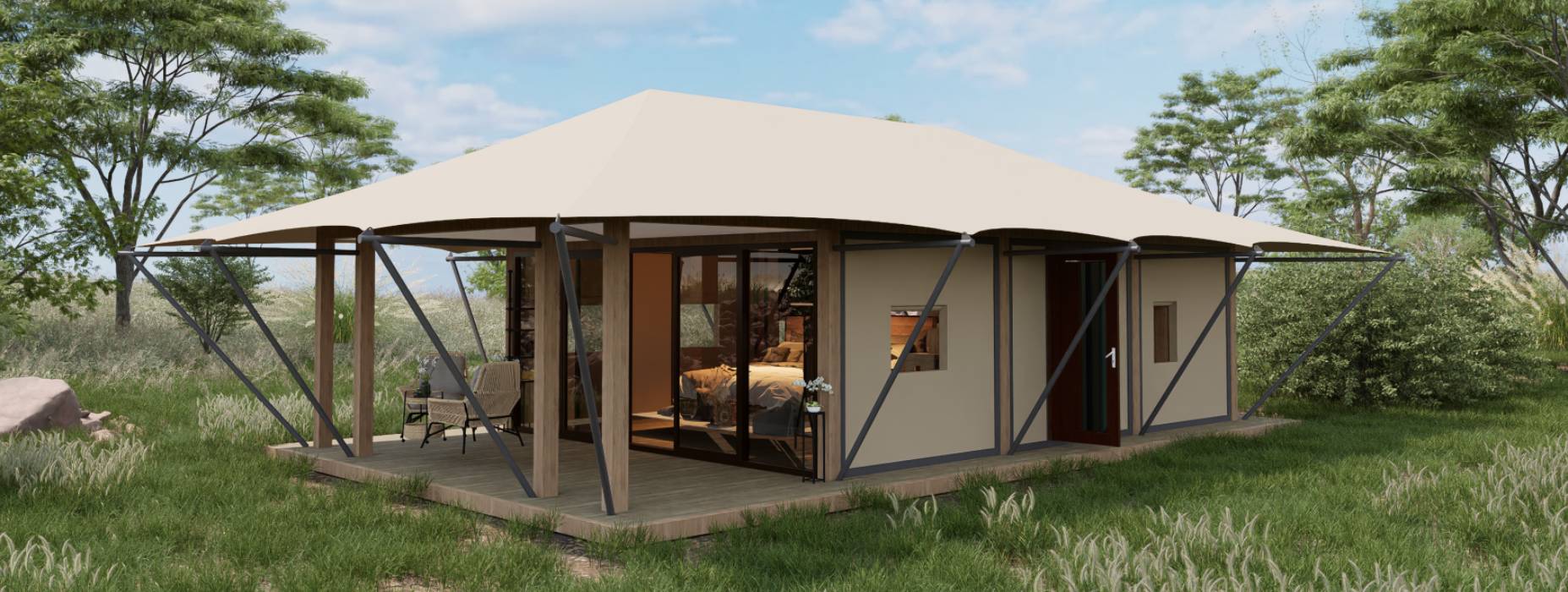 涧西区户外酒店帐篷厂家